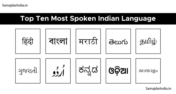 Top Ten Most Spoken Indian Language