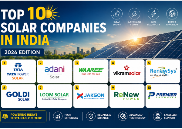Top solar companies in India